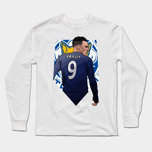 Jamie Vardy Long Sleeve T-Shirt by siddick49